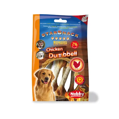 Nobby Pileća poslastica za pse Starsnack Chicken Dumbbell, 70 gr