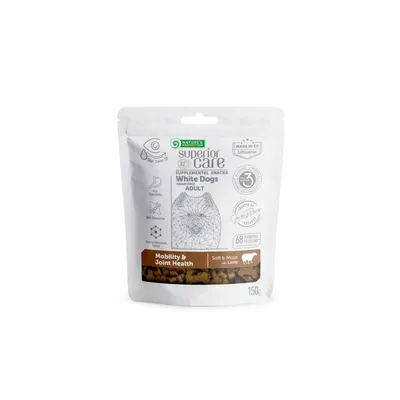 Nature's Protection Poslastice za bijele pse Mobility and Joint Health, Jagnjetina, 150 g