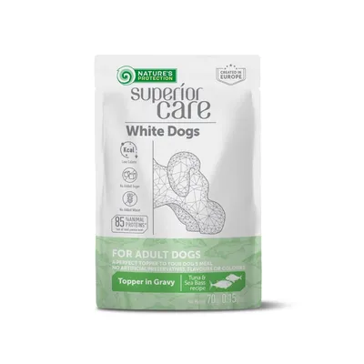 Nature&apos Suha Hrana za bijele pse u umaku 70 gr