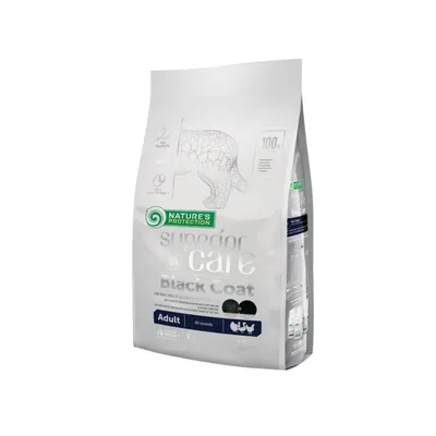 Nature's Protection Hrana za pse sa crnom dlakom Superior Care, Piletina, 1.5 kg