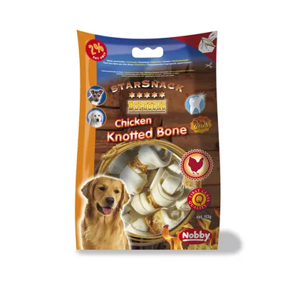 Nobby Pileća kost poslastica za pse Starsnack Chicken Knotted Bone, 113 gr