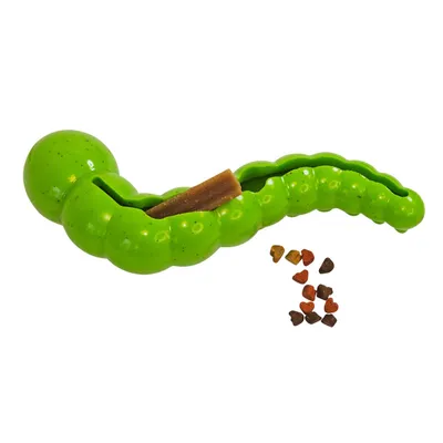 Nobby Igračka za pse TPR Catepillar, 24 cm, Zelena