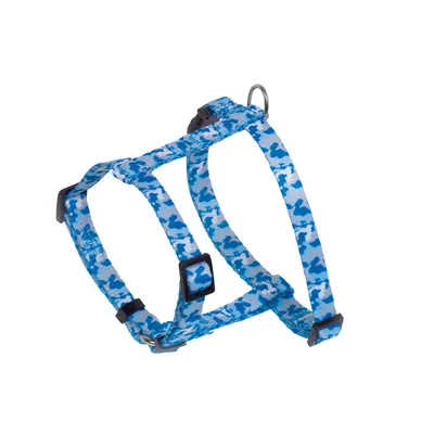 Nobby Prsnik za pse maskirni 20-35 cm 10 mm svijetlo plavi