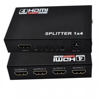 HDMI Spliter adapter HS-HD004, 4 Porta, Crni