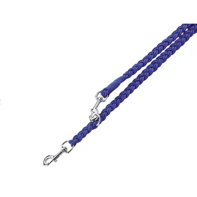 Nobby Trening povodac za pse, Pleteni, 200 cm, 16 mm, Plavi