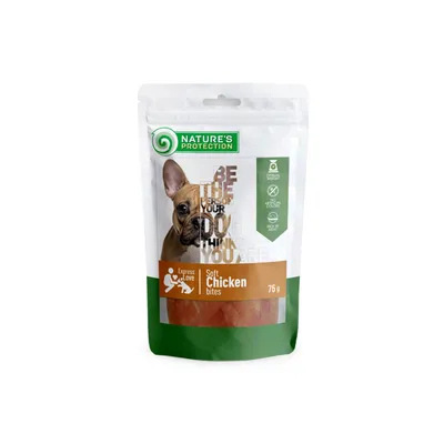 Nature's Protection Poslastice za pse, Piletina, 75 g
