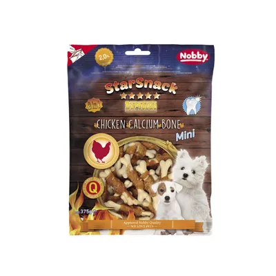 Nobby Pileća kost poslastica za pse Starsnack Chicken Calcium Bone, 7 cm