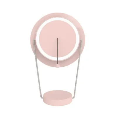 LED ogledalo za šminkanje RM289-DL, 360°, 1200mAh, Roze