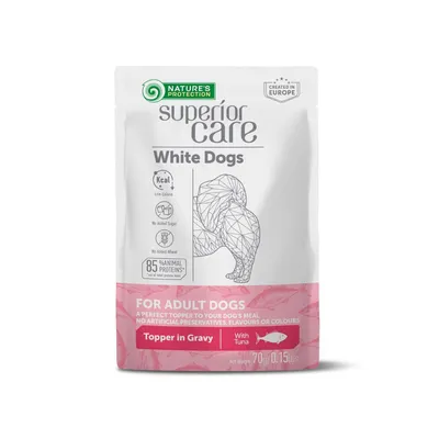 Nature's Protection Hrana za bijele pse u umaku Superior Care, Tuna, 70 gr