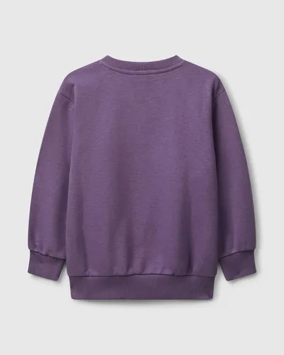 Benetton Majica dugih rukava za dječake 32N4G10KOP-1V4-82, Ljubičasti