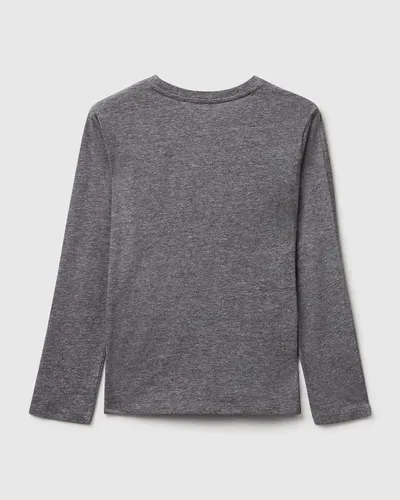 Benetton Majica dugih rukava za djevojčice 35RYC10QEG-507-M, Siva