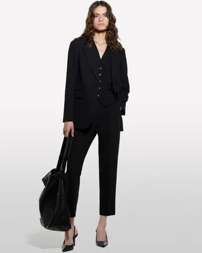 Sisley Ženske pantalone 4KVXL5CM7C-100-42, Crne