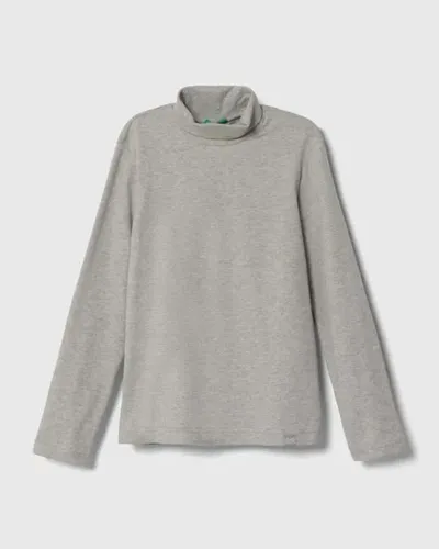 Benetton Majica dugih rukava za dječake 3DKEC202OG-501-M, Siva