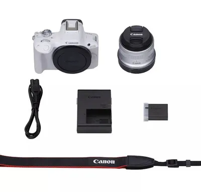 Canon Fotoaparat, R50 + RFS18-45 WH