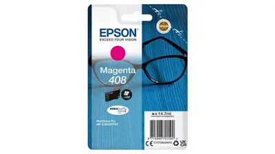 Epson Tinta Spectacles 408/408L, Durabrite Ultra, Magenta