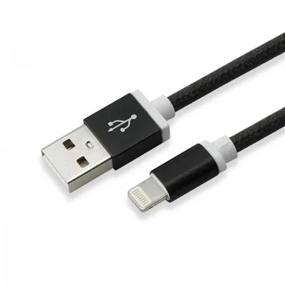 S-Box Kabal USB na Lightning, 1.5m, Crni