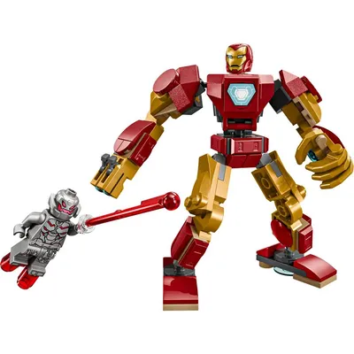 LEGO Marvel Iron Man robot protiv Ultrona 76307