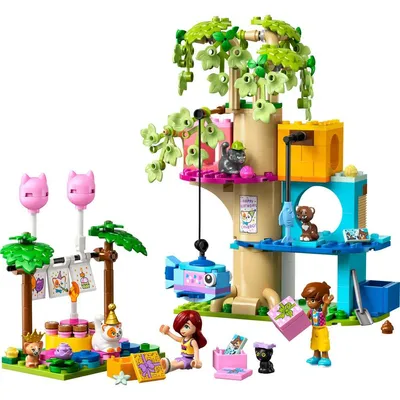 Igracka Lego Kocke Friends Cat Birthday Party & Tree House 6+