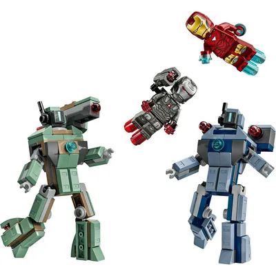 Lego Igračka Iron Man I War Machine Protiv Hammer Dronova