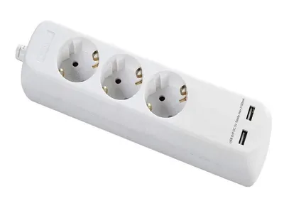Elit Produžni kabal ECU-3-1.5, Bijeli