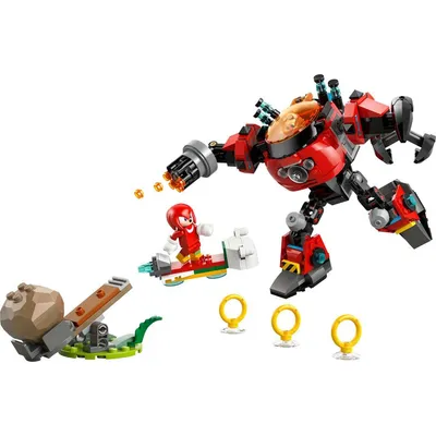 Lego Igračka Knuckles Protiv Dr. Eggmana Mehanizam Za Drobljenje Jaja
