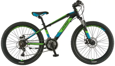 Polar Dječiji bicikl  Alaska 24", Crno zelani