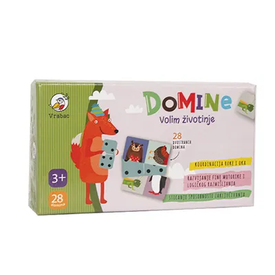 Vrabac Kidi domine Volim životinje