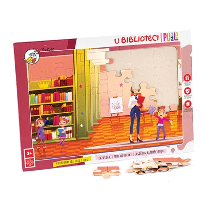 Vrabac Puzzle Fun 30, U biblioteci