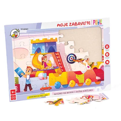 Vrabac Puzzle Fun 30, Moje zabavište