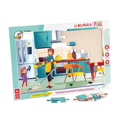 Vrabac Puzzle Fun 30, U kuhinji