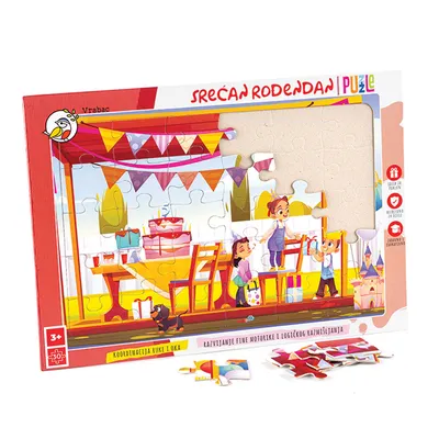 Vrabac Puzzle Fun 30, Srećan rođendan