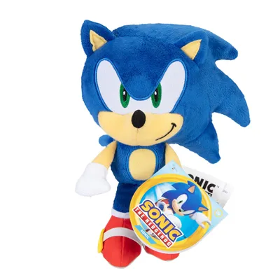 SONIC SON: SONIC, Wave 7-serija, pliš figura, 23 cm, sorto
