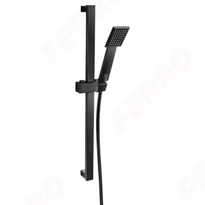 Ferro Tuš Set Sinus F1 Crni N170Bl-B Kom