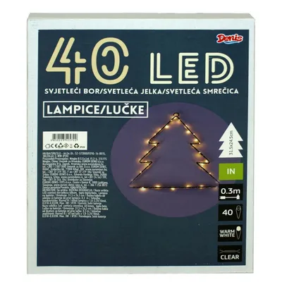 DENIS LED Bor 32x24 cm, 40L bat