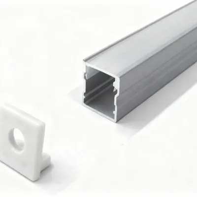 Mass-Light Nadgradni aluminijski profil 1010M, 3m, Crni
