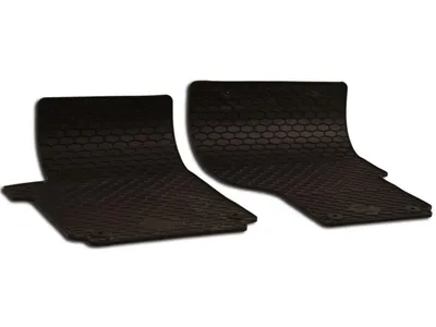 Tipske prednje patosnice sa fiksatorima za VW Amarok 2010-2022, Gumene
