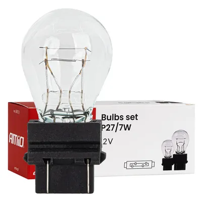 Amio sijalica za automobil, 12V, P27, 7W