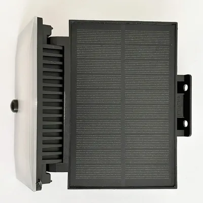 E-light Solarna zidna lampa Norbert EL-11078S, 8W, Crna