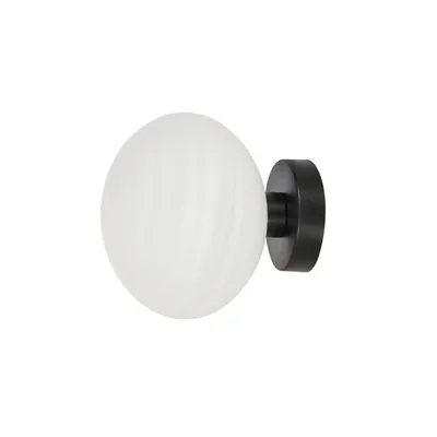 Mass-Light Zidna lampa Bono ML-157951-1W, BIjelo staklo, Crna