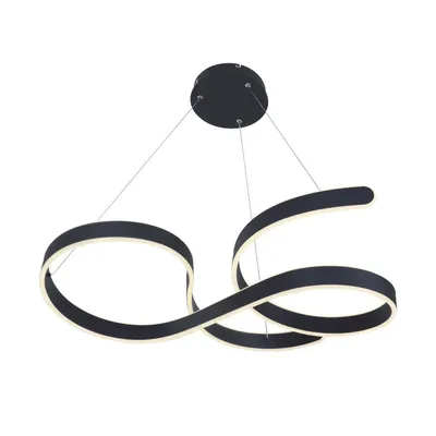 Mass-Light Visilica Biglia ML-0903P01, 52W, 3000K-4000K-6500K, Crna
