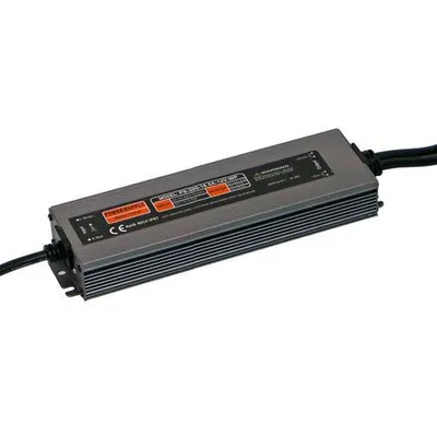 E-light Transformator EL-PW 200W-IP67-24V, Crni