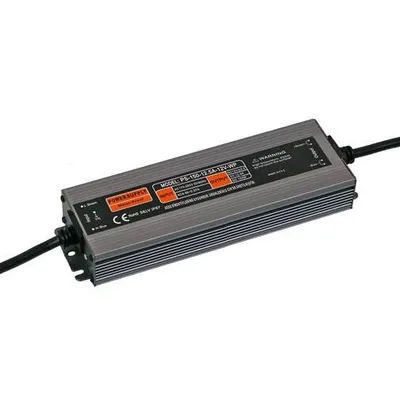 E-light Transformator EL-PW 150W-IP67-24V, Crni