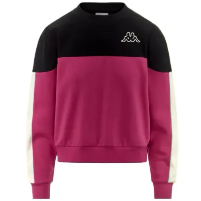 Robe di Kappa Ženski duks Lfs logo freio, Ružičasto - crni
