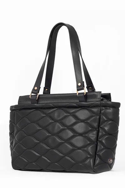 Lovely Bag Briana - Crna Torba, Srebreni Metal