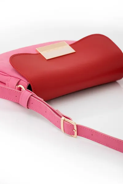 Lovely Bag Alice - Pink/Crvena Torba, Zlatni Metal