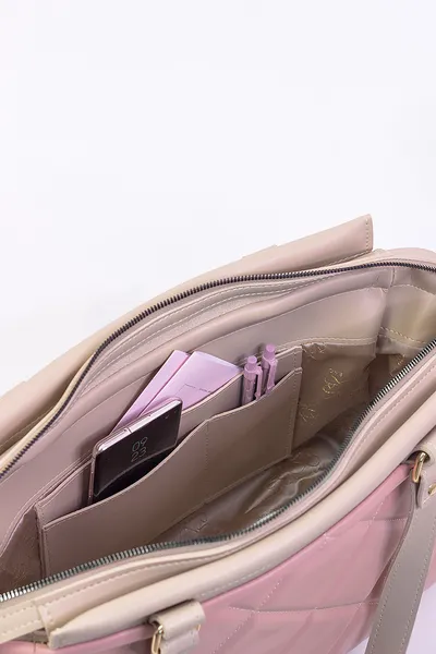 Lovely Bag Briana - Puder Torba, Zlatni Metal