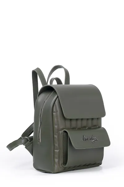 Lovely Bag Bruna - Maslinasti Ruksak, Crni Metal