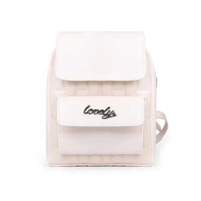 Lovely Bag Bruna - Bež Ruksak, Crni Metal
