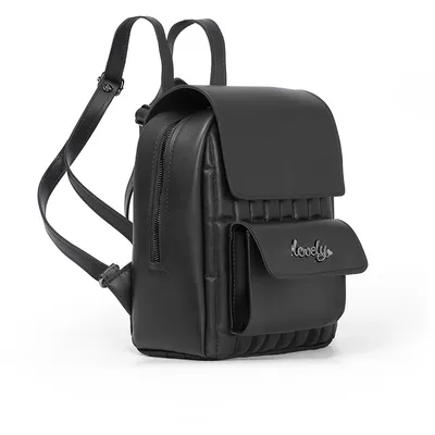 Lovely Bag Bruna - Crni Ruksak, Crni Metal