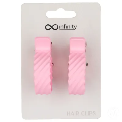 Infinity Set Šnala za kosu, 2 kom, Roze